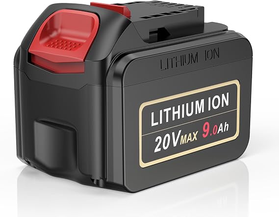 PENGJBATTER 20V 9000mAh High-Capacity Lithium Battery Compatible for DeWalt 20V Max Battery DCB206 DCB205 DCB207, Compatible with DeWalt 20 Volt Charger & DCD/DCF/DCG/DCS Cordless Power Tools