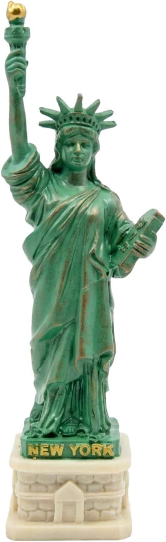 Statue of Liberty Statue Sculpture from New York City Liberty Island Collection Souvenirs (8 Inches Tall)