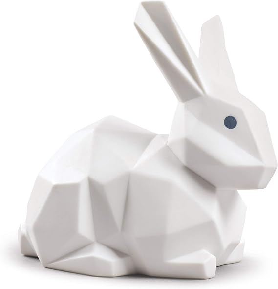 LLADRO Rabbit Figurine. Matte White. Porcelain Figure Figure.
