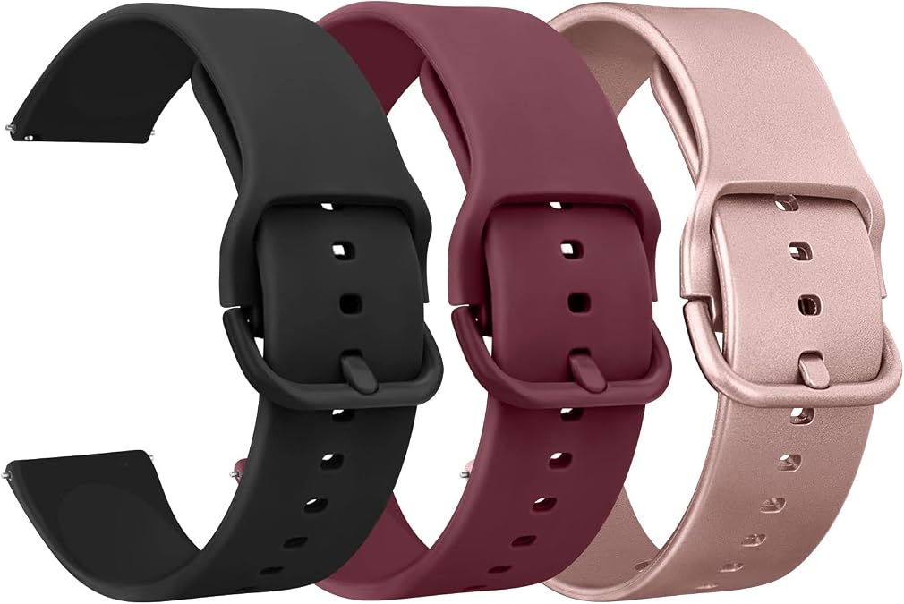 Silicone Watch Bands Quick Release 20mm 22mm, Soft Sport Replacement Watch Strap for Women Men