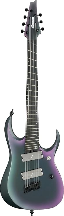 Ibanez Axion Label RGD71ALMS 7-string Electric Guitar - Black Aurora Burst Matte