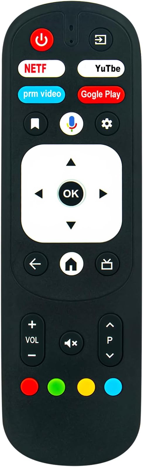 RM-C3287 Replacement Voice Remote Compatible with JVC Smart Android TV