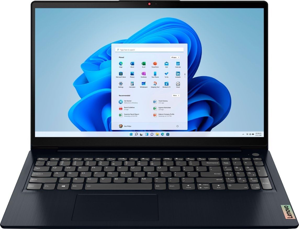 Lenovo IdeaPad 3 Laptop, 11th Gen Intel 4-Core i5-1155G7, 15.6 FHD 300 nits IPS Touchscreen, Intel Iris Xe Graphics, 16GB DDR4 1TB SSD, Type-C, HDMI 2.0, Wi-Fi 6, Win11 Home