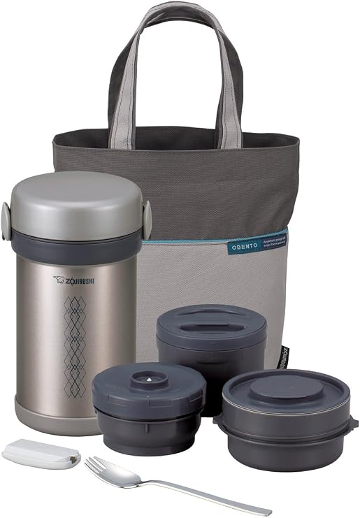 Zojirushi SL-NCE09 Ms. Bento Stainless-Steel Vacuum Lunch Jar by Zojirushi