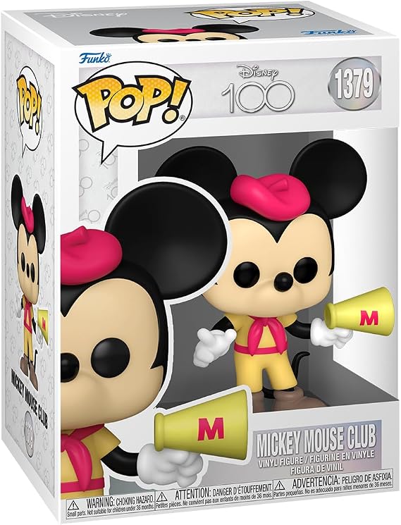 Funko POP! Disney: Mickey Mouse Club - Mickey - Collectable Vinyl Figure - Gift Idea - Official Merchandise - for Kids & Adults - Movies Fans - Model Figure for Collectors and Display