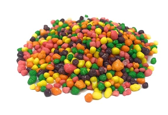YANKEETRADERS Bulk Assorted Mini Rainbow Fruit Candy, 44 Ounce