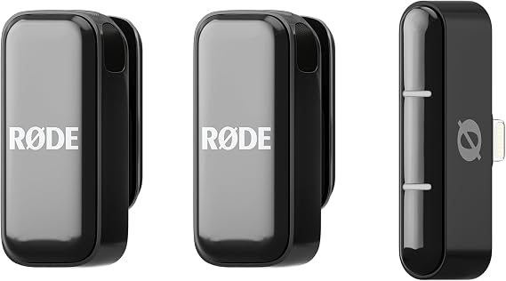 RDE Wireless Micro for Lightning iPhone (iPhone 14 & Earlier ONLY), Black
