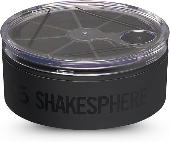 SHAKESPHERE Magnetic Lockable 7-Chamber Rotating Pill Organizer Single Pack | Compact Supplement & Medication Case, Holds up to 20 per Chamber, for Travel and Daily Use, Weekly Vitamin Storage