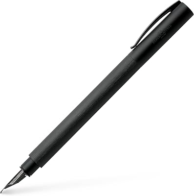 Faber-Castell Ambition Fountain Pen, All Black - Broad