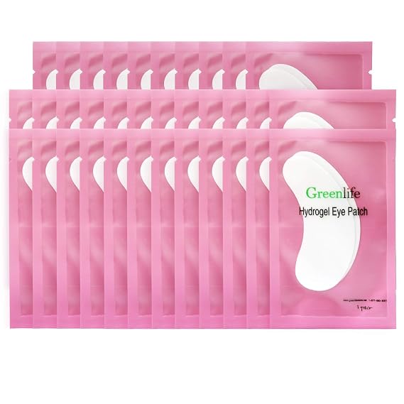 GreenLife 150 Pairs Eye Pads, 100% Naturel Eyelash Extension Under Eye Gel Pads patches kit Collagen with Aloe Vera Hydrogel Eye Patches set for Eyelash Extension Supplies Tools (50 150 300 Pairs)