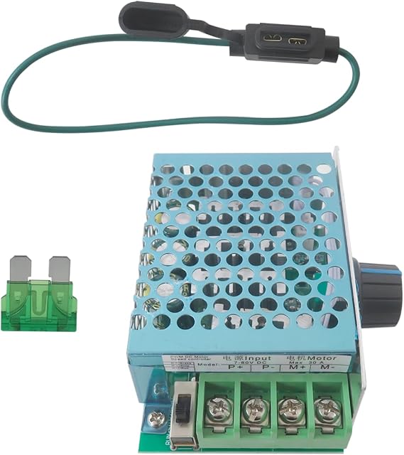 Wide Voltage DC Motor Controller 7-70V 30A PWM with Power Indicator by Norheirui