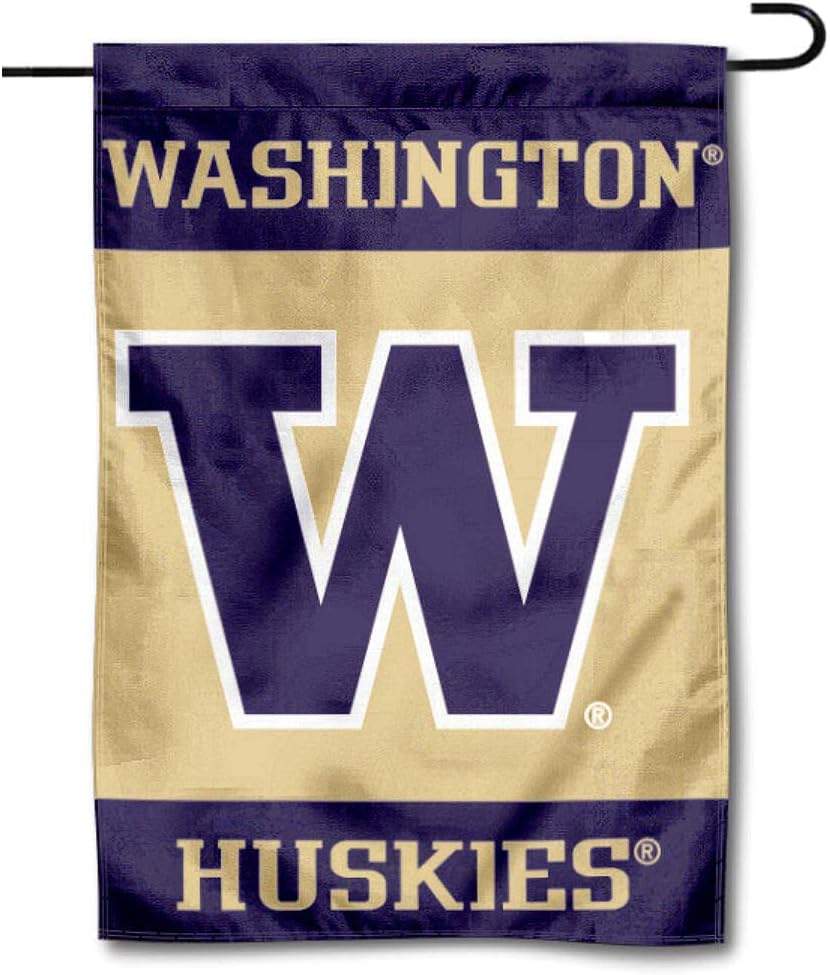 Washington Huskies Garden Flag Yard Banner