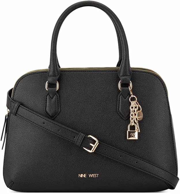 NINE WEST Women's Cibrina Dome Satchel etta, tote, purse, ava, bag, designer