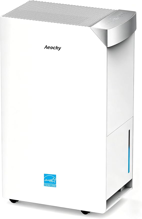AEOCKY 5000Sq.Ft 74Pint/D Energy Star Version 6.0 Dehumidifier for Basement
