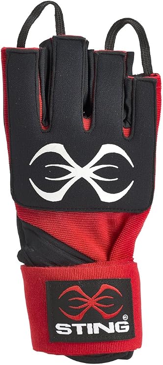 Sting Approved Aiba Boxing Glove, Men, Red/Black, S