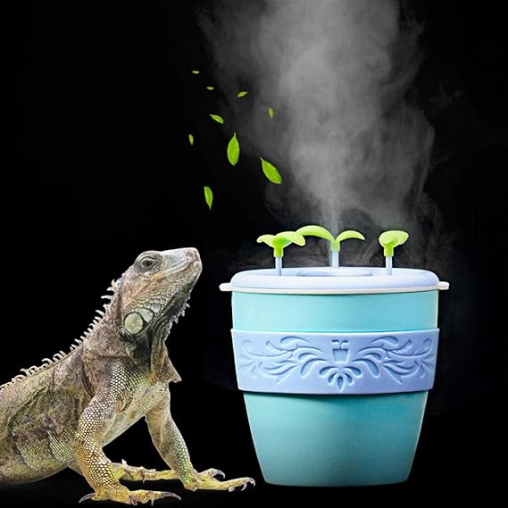 Reptile Air Humidifier USB Charging Pet Air Fogger for Reptiles Snake Turtle