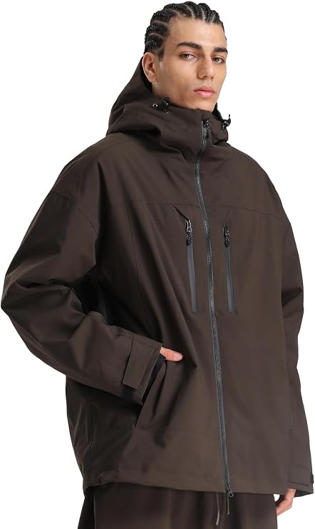 GSOU SNOW Men Snowboard Jakcet Women Baggy Snow Ski Jacket Insulated