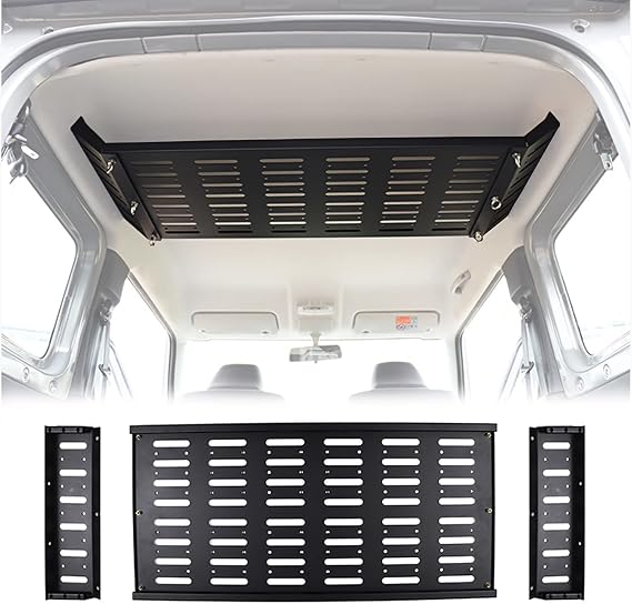 New Model Suzuki Jimny Storage Rack JB64 Jimny Sierra JB74 Storage Trunk Extension Shelf Trunk Storage Bracket Middle Extension Rack Luggage Shelf Hanging Storage Custom Interior Parts Accessory