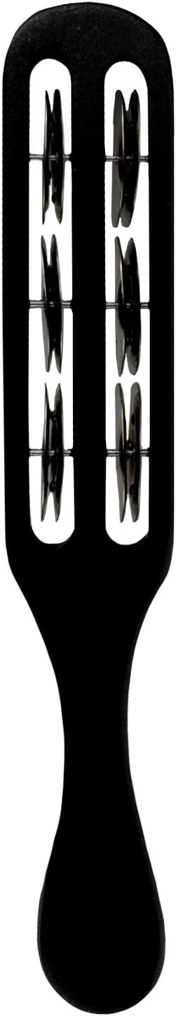 Sawtooth Jingle Stick, Metallic Black Sparkle