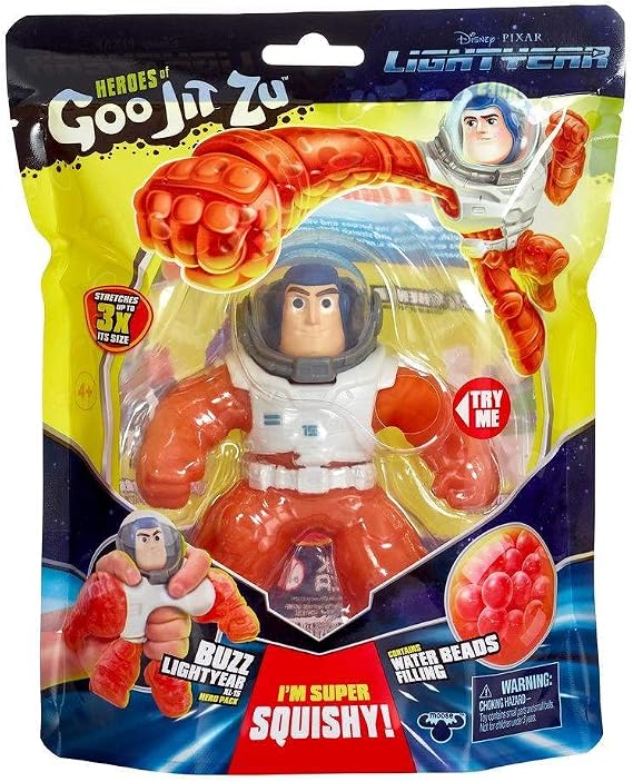 Grandi Giochi - Goo JIT Zu Buzz Lightyear 4 Assorted Figures