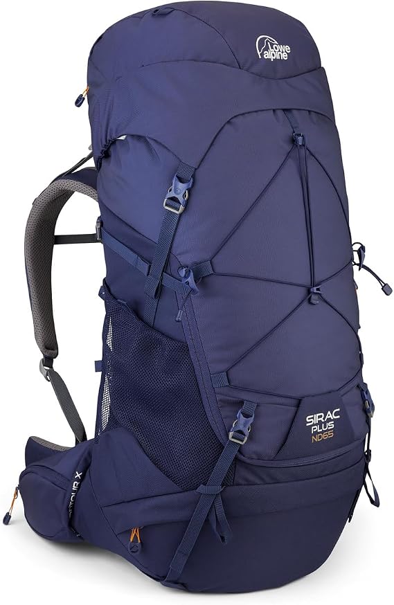 Lowe Alpine Women's Sirac Plus ND65L Trekking Pack, Patriot Blue, Small-Medium