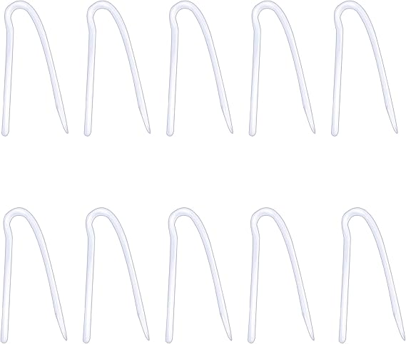 10pcs Hearing Aid Tubes,Lightweight Hearing Aid Tubes NHS, Suitable for Most Hearing Aids Tubes, Flexible Hearing Aid Tubing Replacement Professional Hearing Aid Supplies for Seniors