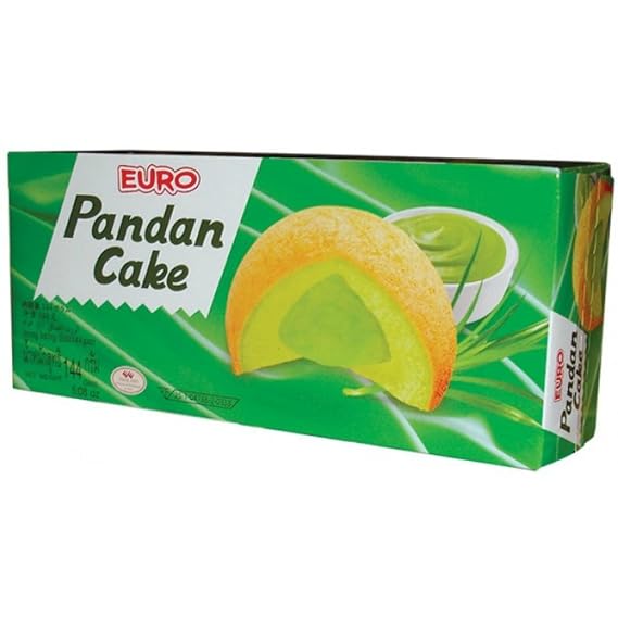 Euro Pandan Cake 1 Box Net Wt 144 G.