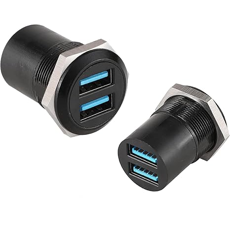 Penglin 2 x USB 3.0 Dual Ports Panel Mount Adapter