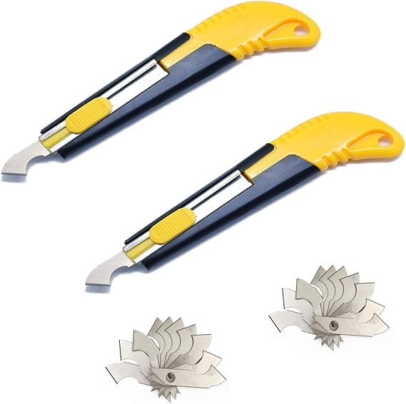 YouU 2 Pcs Acrylic Cutter and 20 Pcs Blade Set with Mini Box, Multi-Use Cutter with Cutting Blade