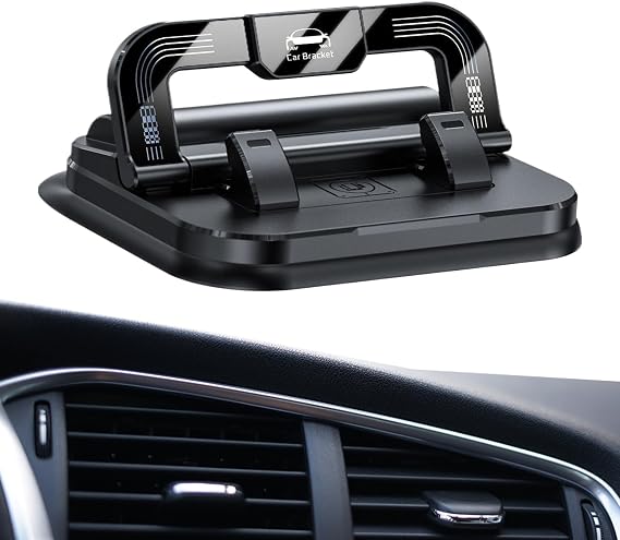 Car Phone Holder 180 Rotation,for Car Dashboard,Horizontal and Vertical Screen Adjustment Angle
