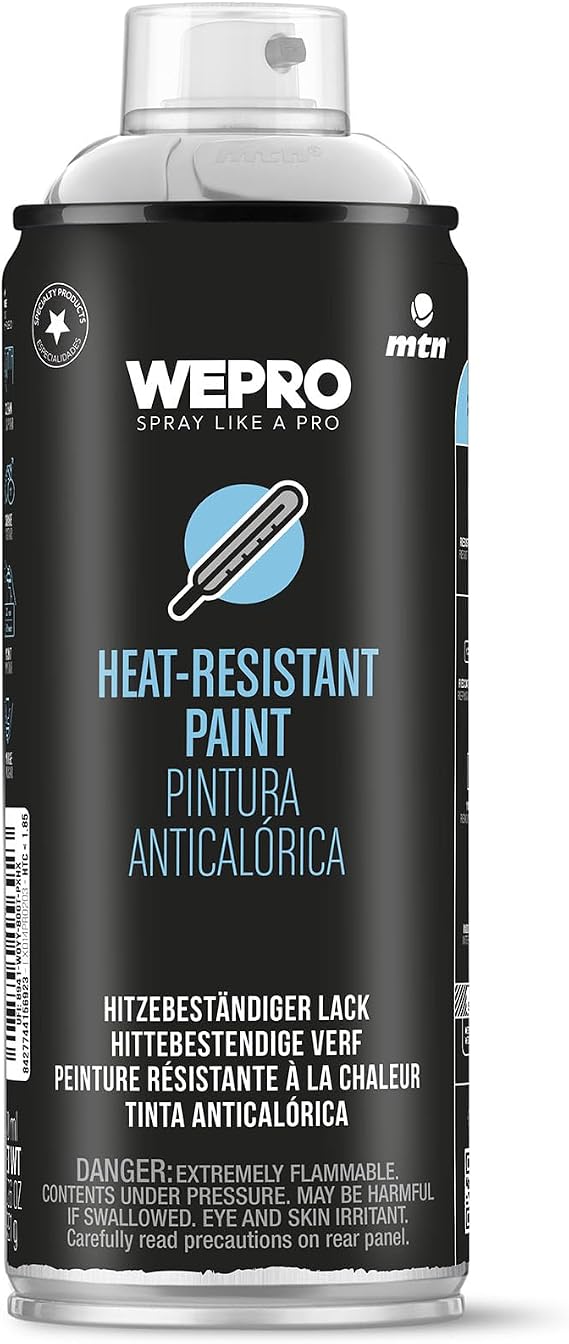 MTN PRO Heat-Resistant Paint Silver 400ml