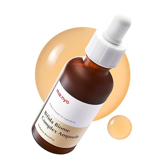 MANYO Bifida Night Serum, Barrier Care, Hydrating, 1.7 fl oz | Night serum that helps support the skin barrier for smooth, glowing-looking skin, Korean skin care