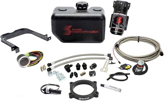 Snow Performance SNO-2161-BRD Injection Kit (SS Braided Line & 4AN) (16-17 Camaro Stage 2 Boost Cooler F/I Water-Methanol), 1 Pack