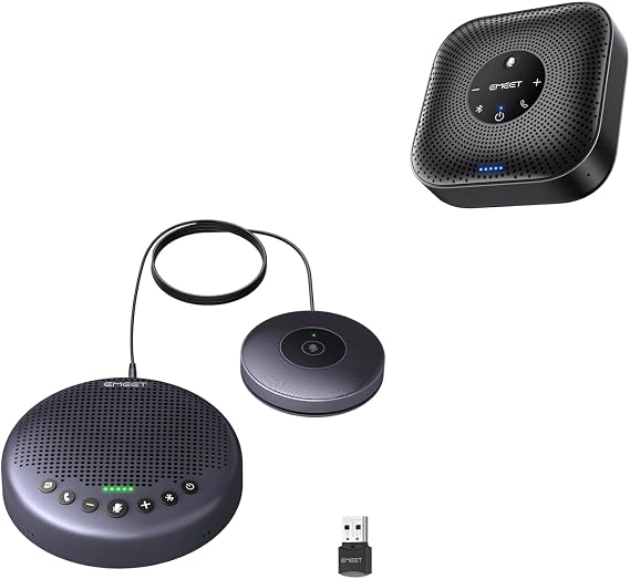 EMEET Luna Plus Kit + M0 Plus USB Bluetooth Speakerphone