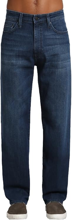 Mavi Men's Max Mid-Rise Wide Leg Jeans