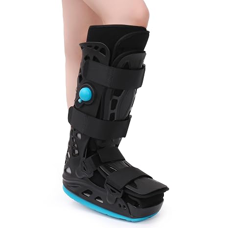 Tall Walker Fracture Boot Inflatable Walking Boot Air Cam Walker Brace Orthopaedic Boot for Sprained Ankle, Foot Pain Recovery, Calf fracture, Broken Foot, Achilles Tendonitis (M)