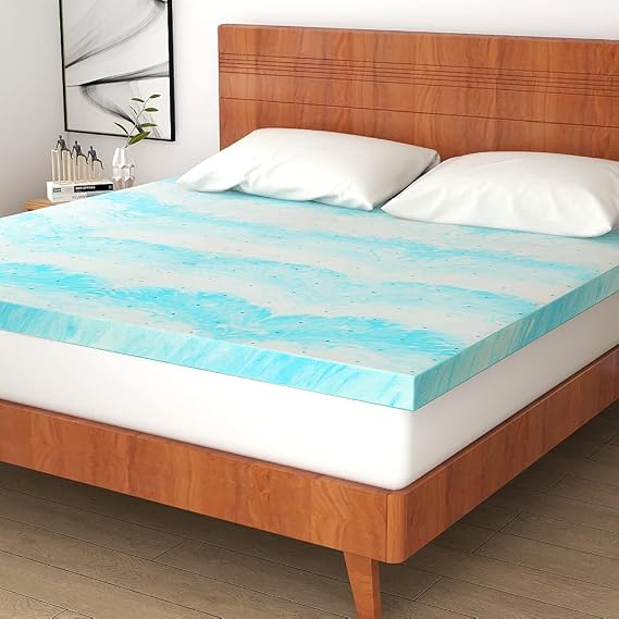 Mattress Topper, 3 Inch Gel Memory Foam Mattress Topper for Twin Size Bed