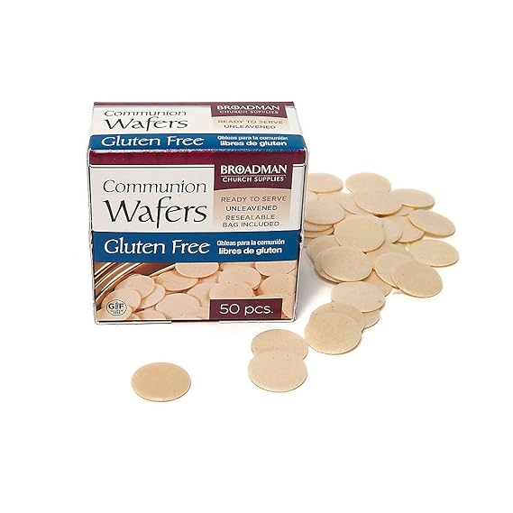 Broadman Communion Wafer, Gluten Free, Resealable Bag, 50 Count