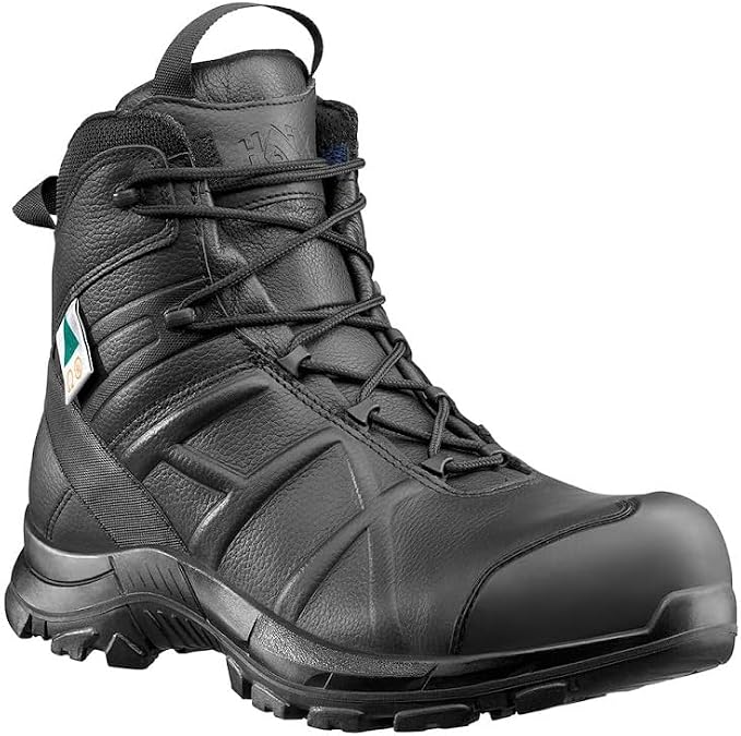 HAIX Black Eagle Safety 55 Mid Side Zip Women's Composite-Toe Lightweight Waterproof Workboots with Protective Soles