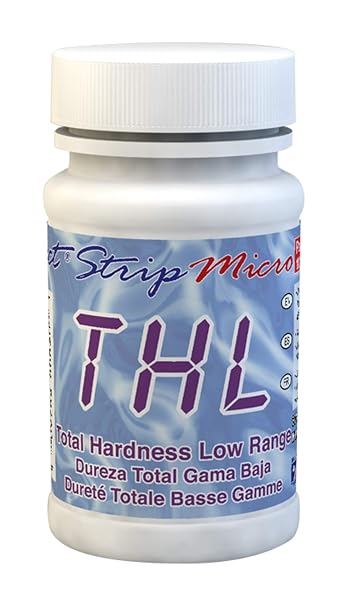 Industrial Test Systems eXact 486630 Micro LR Total Hardness Strips, 2-77 ppm Detection Range (Bottle of 100)