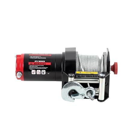 Erickson Electric Winch - 12V DC, 1,500 lb Capacity, 50 ft Cable