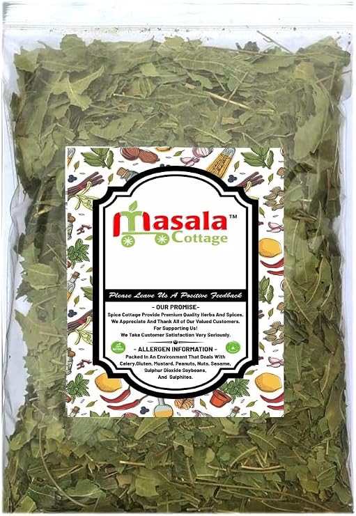 Neem Leaves Cut Dried | Leaf | Limda Leaves Premium Quality by Masala Cottage® 25g-1.9kg (90, Grams)