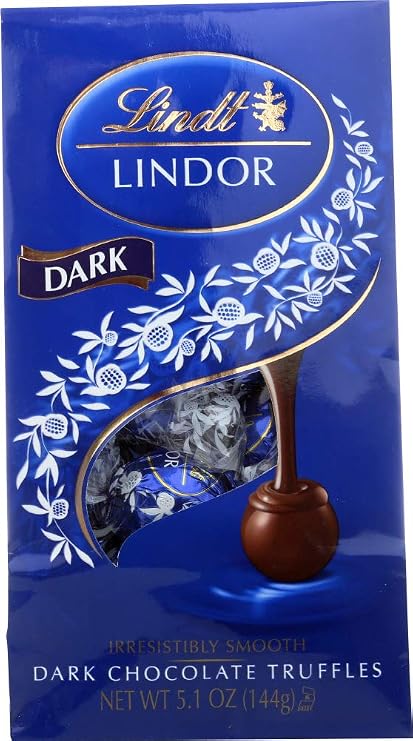 Lindt Lindor Dark Chocolate Truffle Ball, 5.1 oz