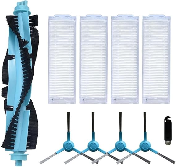 Replacement Parts Kit for For Conga 3290 3390 3490 3590 3690 3790, Main Roller Brush Side Brushes For HEPA Set, Robot Vacuum Accessories Cleaning Tools