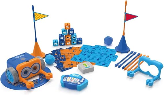 Learning Resources Botley 2.0 Coding Robot Activity Set, Ages 5+, Screen-Free STEM Toy for Kids, Remote-Controlled Programming Robot with Lights, Sounds & 78-Piece Kit