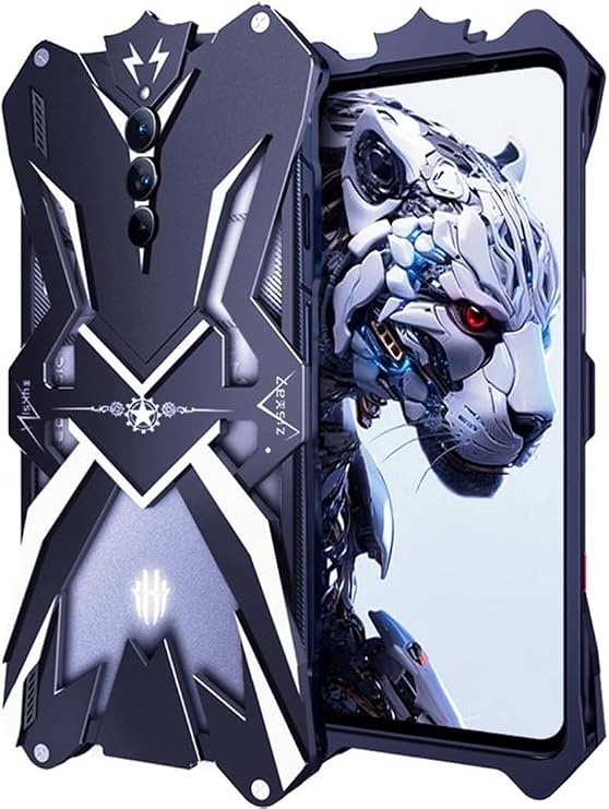 Gaming Metal Phone Case for REDMAGIC 8S Pro 5G. Cover for Nubia Red Magic 8S Pro