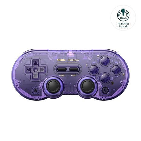 8Bitdo SN30 Pro Wireless Bluetooth Controller, Hall Effect Joystick
