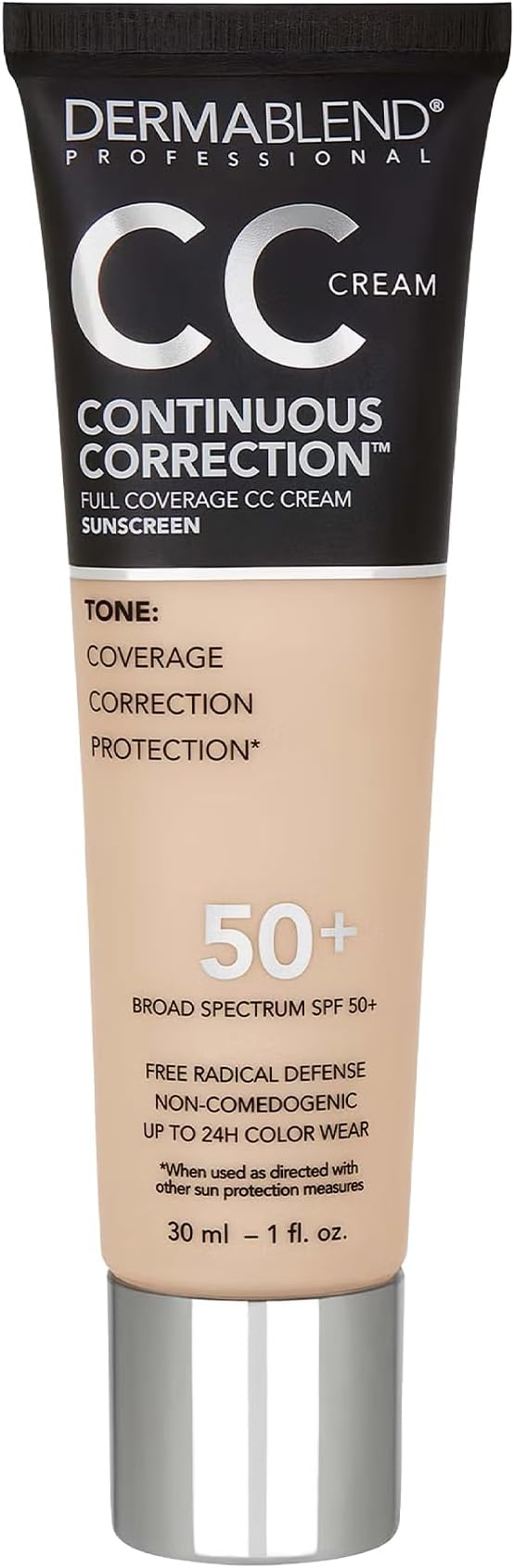 Dermablend Continuous Correction CC Cream SPF 50, 20N Fair to Light