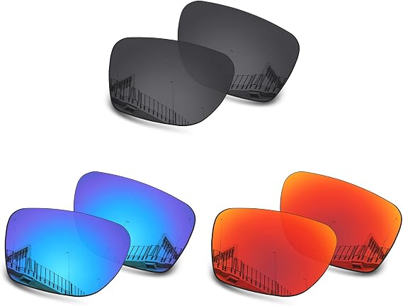 Well-aimed Replacement Lenses Compatible with Roka Barton E3506 56mm Sunglasses - Value Pack 301