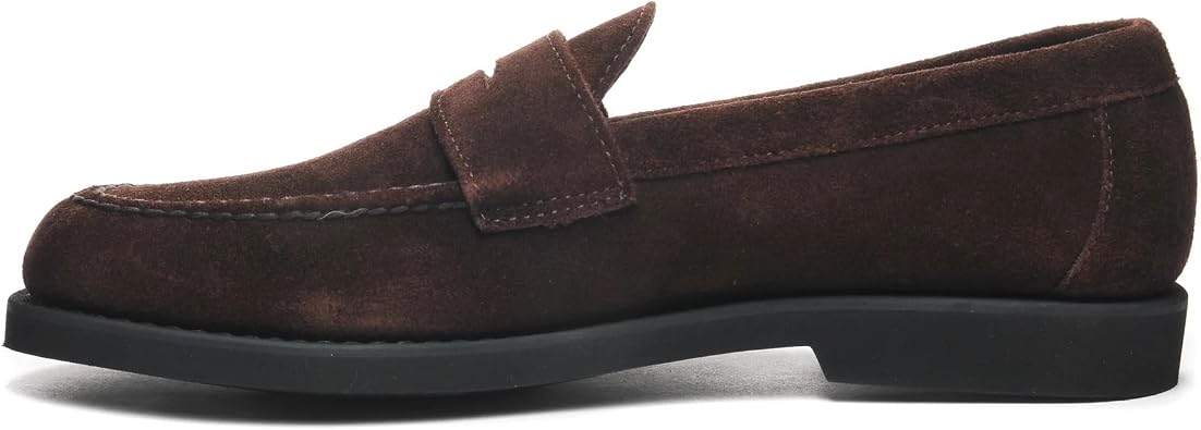 Sebago Men's Ryan Suede Polaris Loafers, Dark Brown, 12 Medium US